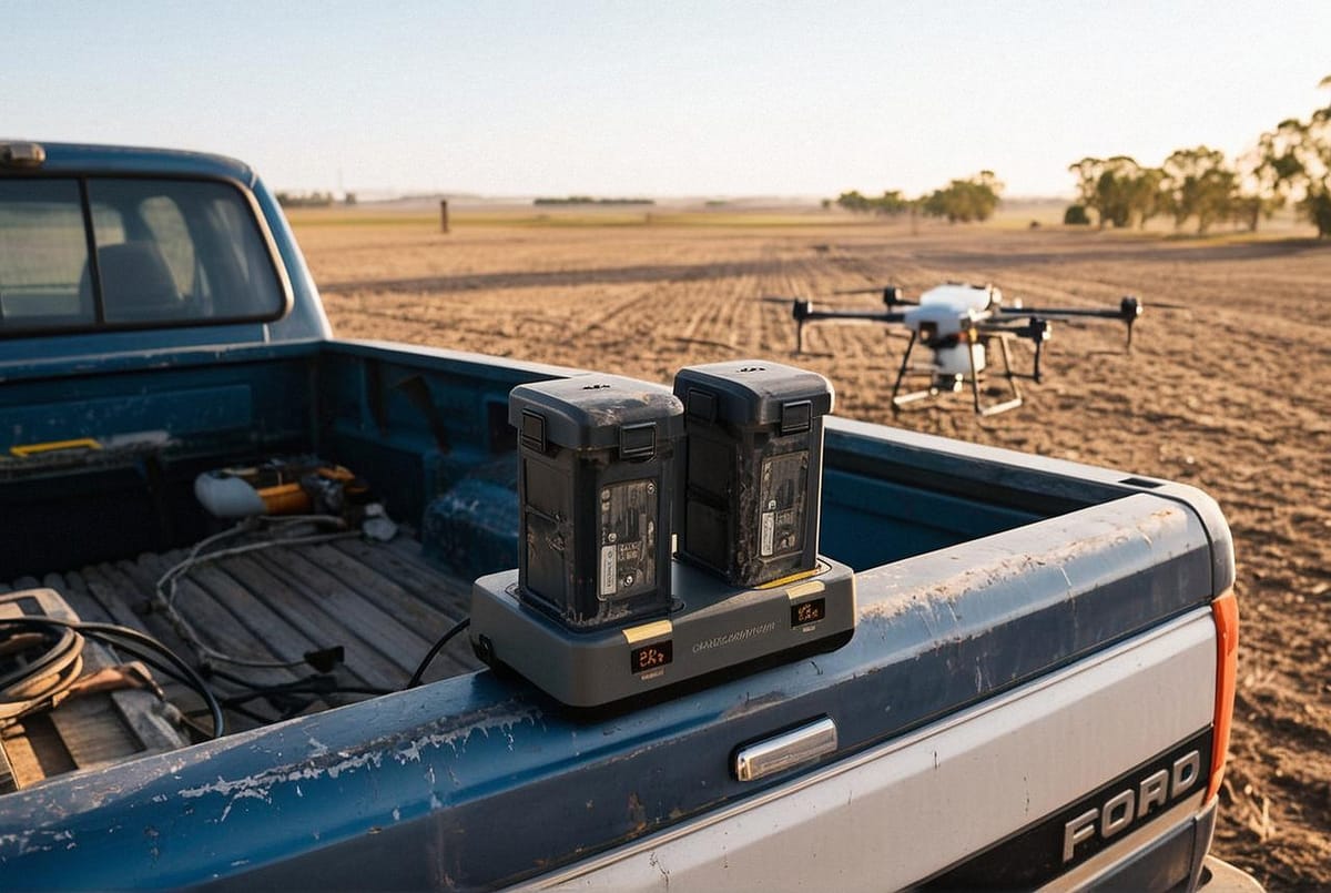 Baterías y autonomía del dron agrícola: cómo planificarlas