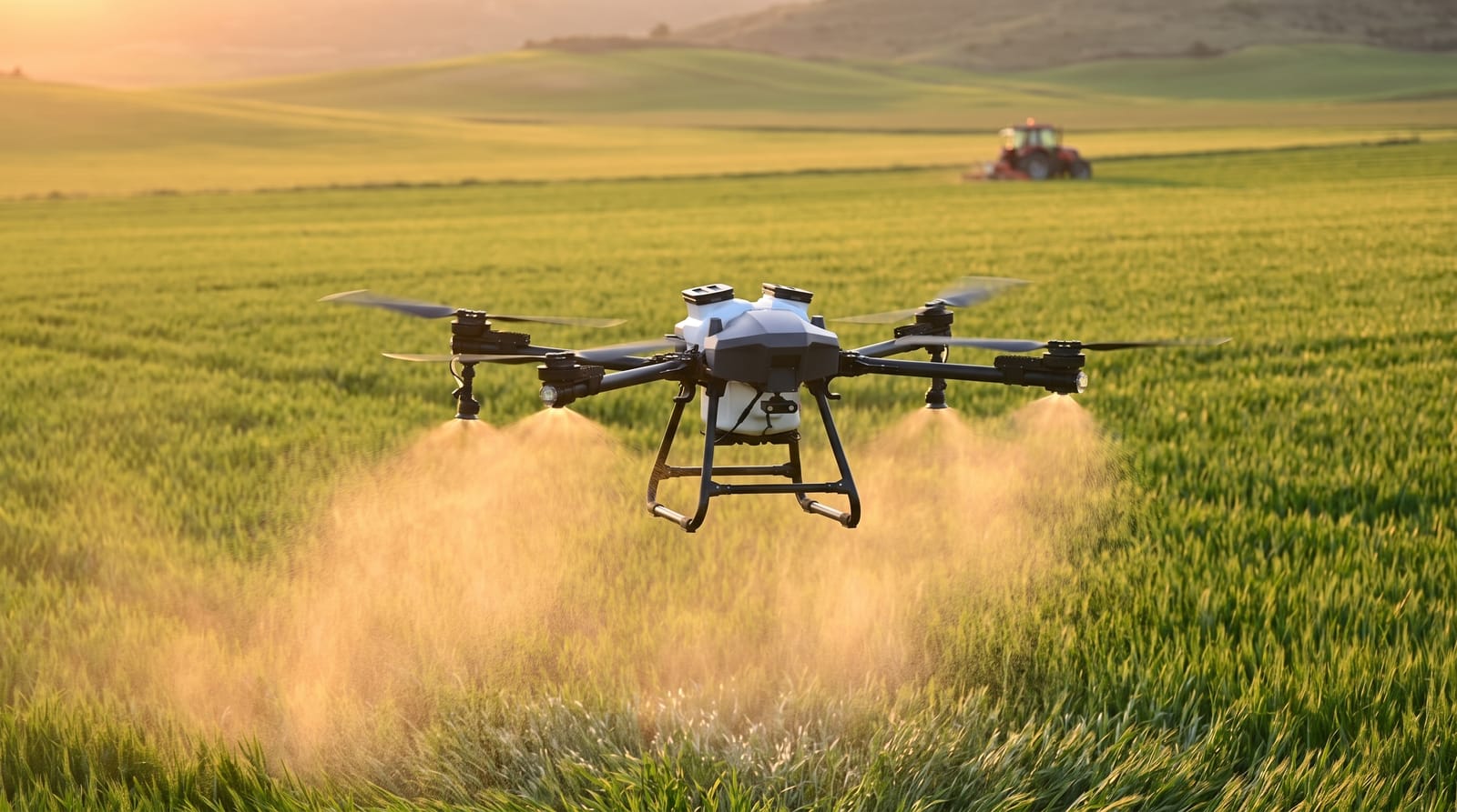 Dron, tractor o atomizador: cuándo conviene cada uno